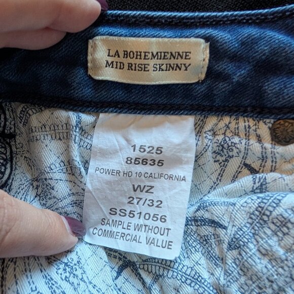 Maison Scotch La Bohemienne Mid Rise Skinny Jeans Size 27/32 Stretch denim - Picture 8 of 8